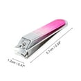 thumbnail image 4 of Unique Bargains Style Nail Clipper Kit 2.24"x 0.47"x 0.59" Gradient Rose Red 10pcs, 4 of 6
