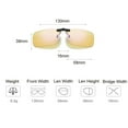 thumbnail image 2 of TOP-MAX Anti Blue Light Glasses Clip, Flip-up Computer Glasses, Clip On Lens, Protection Eyes (1pcs, Yellow), 2 of 6