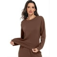 thumbnail image 2 of Cadmus Womens Soft Crewneck Sweatshirt Long Sleeve Workout Casual Pullover Basic Fall Shirts, 2 of 10