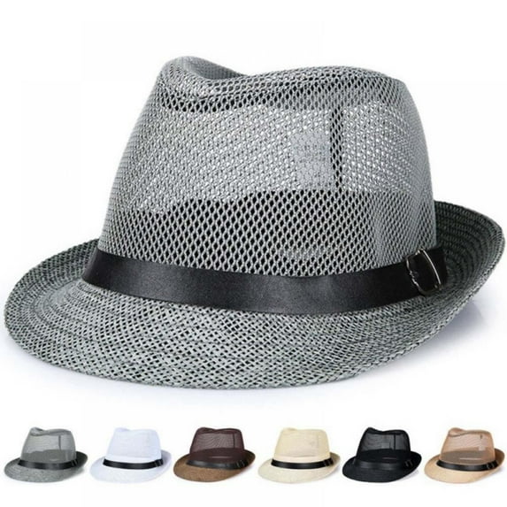 Small Top Hat Men Women Linen Straw Simple Casual Style Sunshade Breathable Cap Outdoor Travel Outing Photography Head Decoration