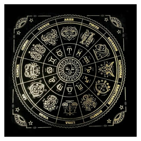 

QUSENLON Board Games Card Pad Tarot Tablecloth Rune Divination Altar Patch Table Cover
