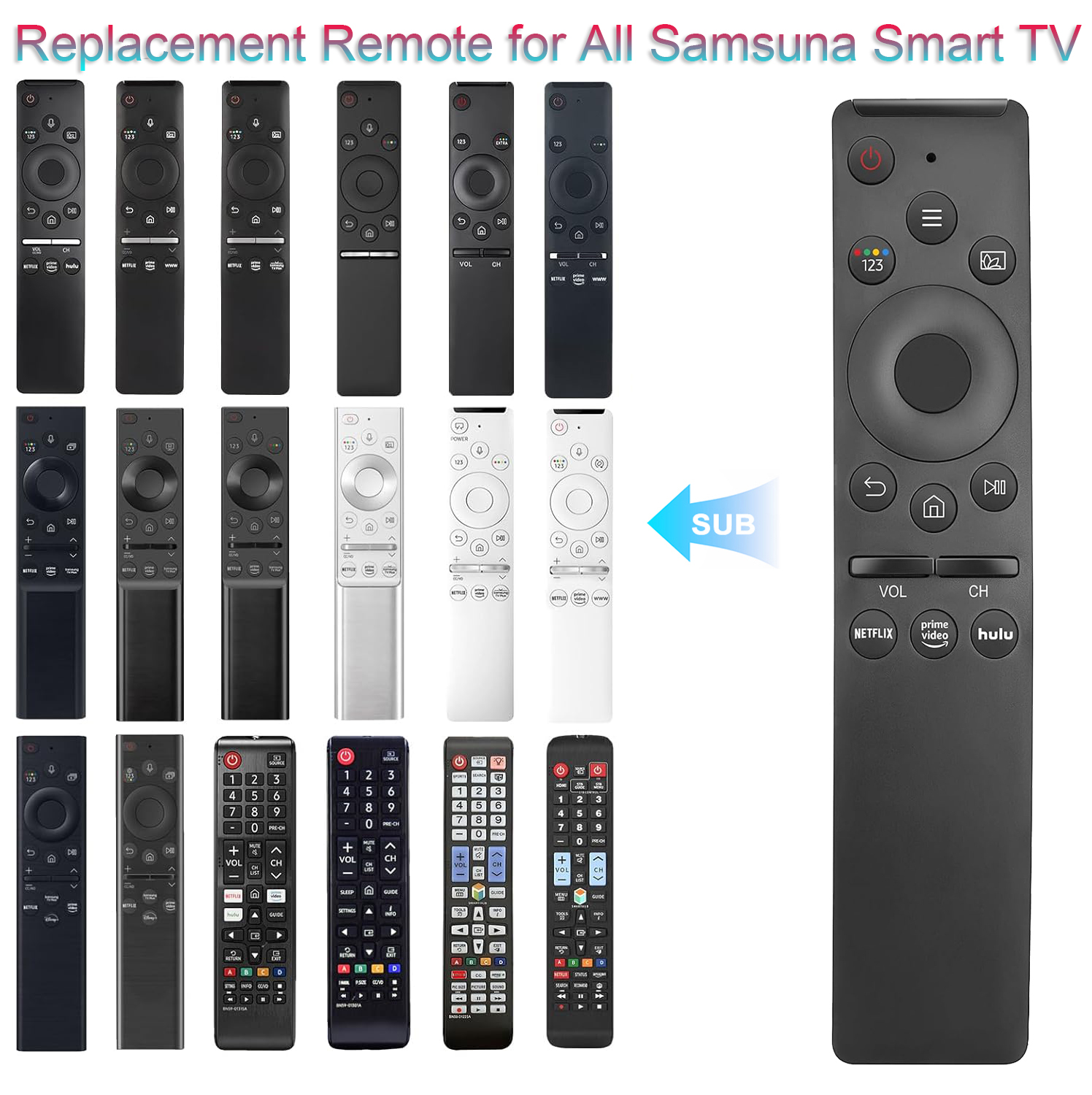 Universal Remote for Samsung Smart TV with Netflix & Prime Video photo 6