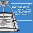 thumbnail image 4 of Hinkley Lighting - Tournon - 28W 2 LED Medium Semi-Flush Mount In Mid-Century, 4 of 13