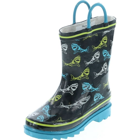 Western Chief Kids Shark Bite Fashion Rain Boots
