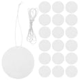 thumbnail image 1 of 1 Juego de hojas de ambientador DIY, hojas de ambientador de transferencia de calor, hojas de ambientador de sublimación en blanco con correas elásticas, 1 of 7