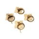 thumbnail image 4 of Latón antiguo 1pc Tire de la puerta Anillo perillas del gabinete del cajón del armario armario de la cocina Muebles manija de los muebles de época latón hardware, 4 of 7