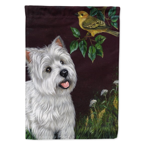 Carolines Treasures PPP3219GF Westie Nature Flag Garden Size  Small multicolor