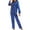 Blue, variant on Azrian Womens Pajamas,Womens Fashion Home Wear Pajamas Women Two-Piece Suit Long Sleeve Pants Pajama Set Homewear Size,Blue on