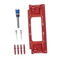 thumbnail image 3 of Lipstore Hinge Installation Kit Door Hinge Router Templates Hand Tool Easy to Use Red, 3 of 8