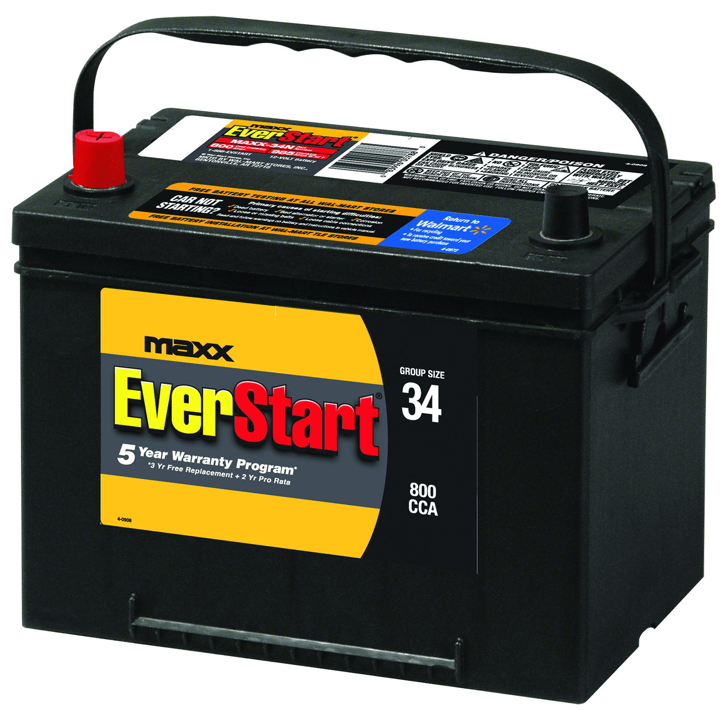 walmart car battery exchange policy