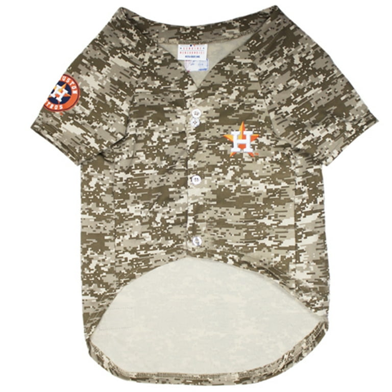 Pets First MLB Houston Astros Camouflage Jersey For Dogs, Pet Shirt For  Hunting, Hosting a Party, or Showing off your Sports Team, Medium 