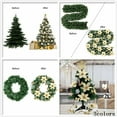 thumbnail image 6 of LHWEN Christmas Tree Decoration Set 120pcs Flower Ornaments Reusable Christmas Holiday Decor for Home Party Winter Festival Hanging Decorations Easy to Install Traditional Seasonal Design Non-Fading, 6 of 6