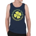 thumbnail image 2 of Here for the Shenanigans Fun St. Patricks Day Shamrock Men's Tank Top, 2 of 3