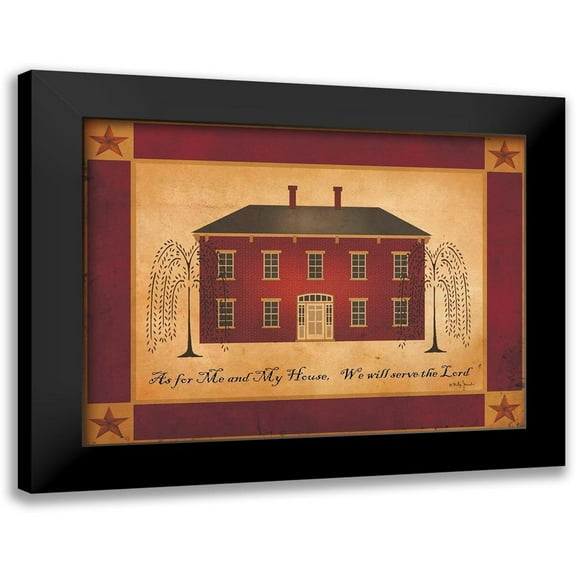 Jacobs, Billy 14x12 Black Modern Framed Museum Art Print Titled - As For Me