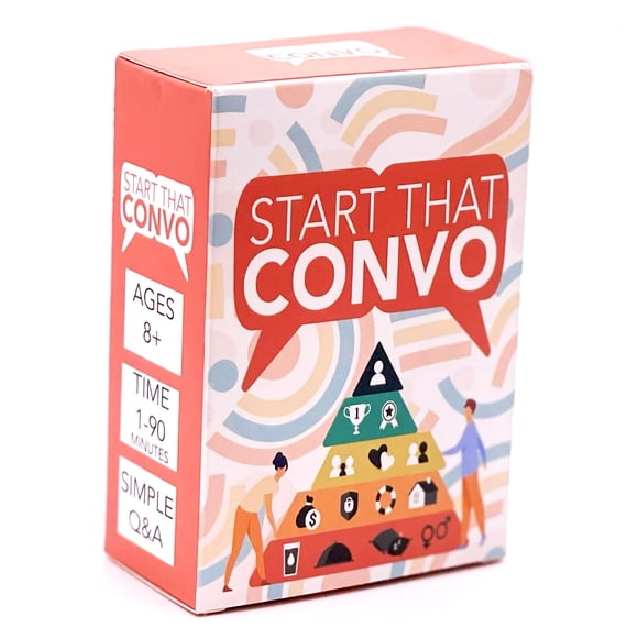 Start That Convo - Tarjetas para romper el hielo para conocer amigos, extraños y familiares - Funciona muy bien en aulas, reuniones familiares y citas - La psicología de las necesidades humanas crea c