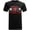 Carlos Red Print - Black, variant on Formula Racing Driver Fuel Race Car Sports Fan Graphic T-Shirt - Carlos Black XS-3XL