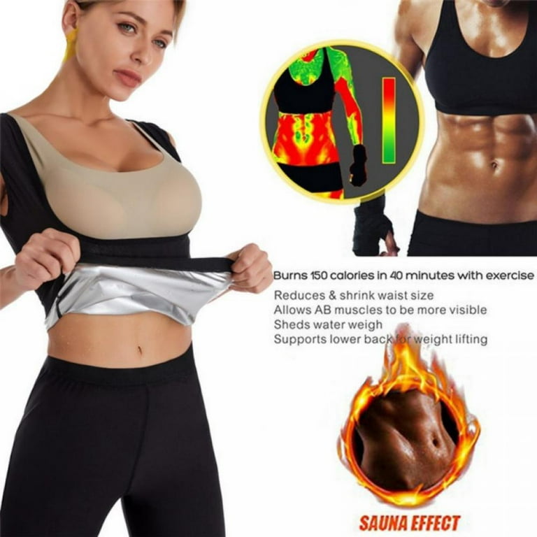 Body Shaper Sauna Slimming Vest for Women Waist Trainer Hot Sweat Suit Workout  Shapewear 