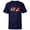 Navy, variant on Disney Valentine's Day Lil Bro Gift Family Matching Trip - Short Sleeve T-Shirt for Kids - Customized-White