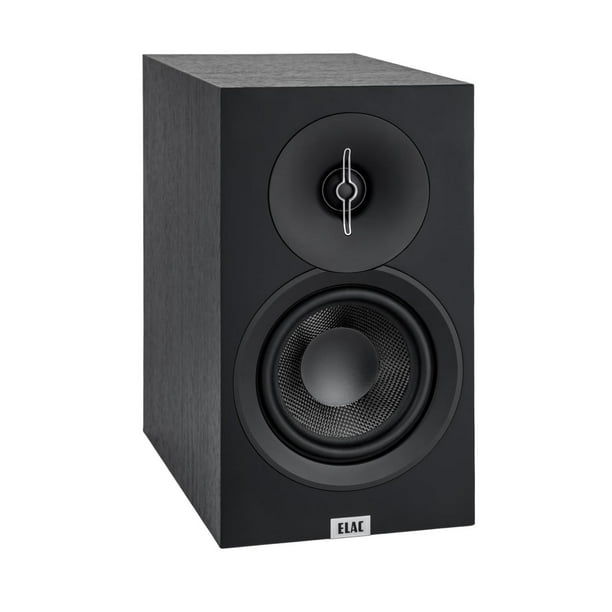 ELAC Debut 3.0 DB53-BK - Altavoces para estantería, Color Negro Ceniza (par) - Altavoz de Agudos de