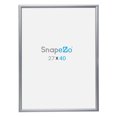 thumbnail image 2 of SnapeZo Aluminum Front Loading Snap Poster Frame, Silver, 27 x 40 Inch, 2 of 8