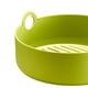 thumbnail image 2 of Recipiente Silicona para Freidora Aire Recipiente para Hornear en Microondas Cuencos para Ensalada Frutas (redondo Verde), 2 of 9