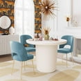 thumbnail image 6 of TOV Furniture Swell Sea Blue Velvet Chair with Gold Legs, 6 of 14