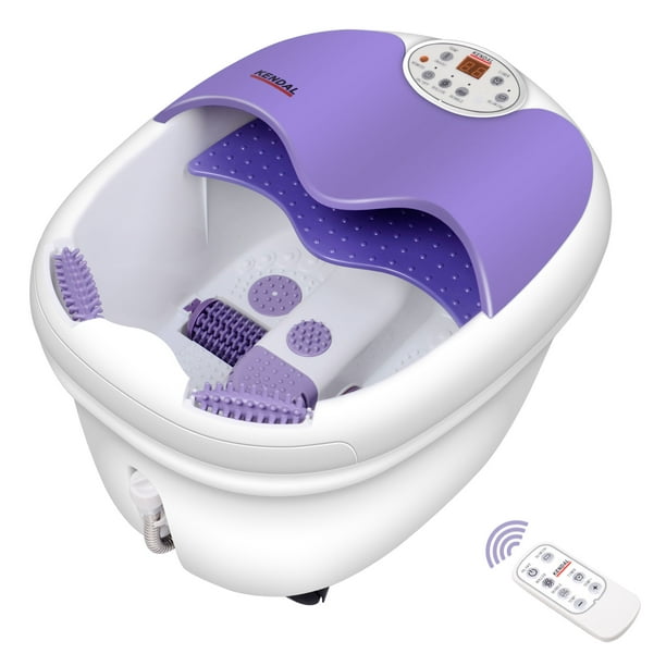 Kendal Foot spa bath massager w/motorized rolling massage,heat,wave
