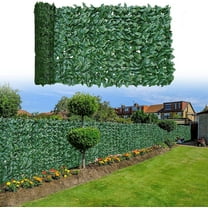BSHAPPLUS® 39"x157" Ivy Privacy Fence Screen,Faux Ivy Leaf Artificial Hedges Fence,Artificial Leaf Fence,Greenery Wall Panel Decoration for Garden, Decor, Balcony, Patio, Indoor