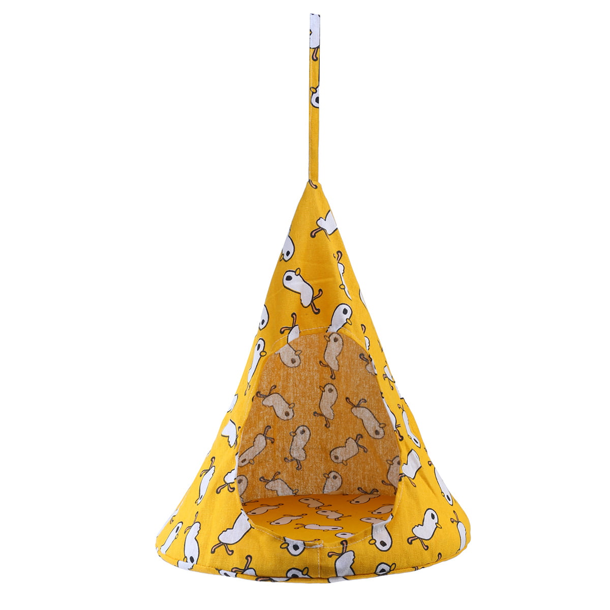 Pet Hanging House,Cats Hammock,Small Dogs Cats,Conical Hammock,Cute Removable Pet Hanging House Conical Hammock Washable Tent for Small Dogs Cats