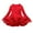 Red, variant on MeetoTime Girls Clothes 2-11 Years Solid Color Round Neck Long Sleeve Hem Mesh Sweater Dresses for Girl