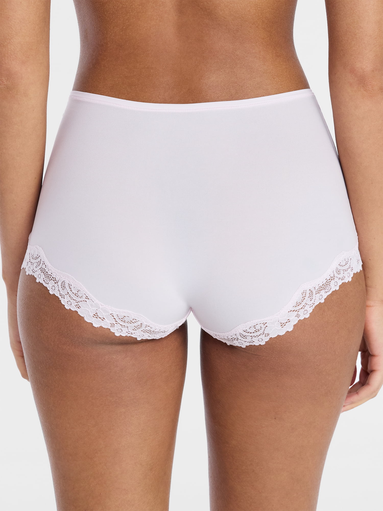 No Boundaries Fit Stretch Lace Boyshort Panties, 3-Pack, Women's XS-XXXL