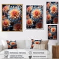 thumbnail image 4 of Designart "Meadow Chrysanthemum beauty" Floral & Botanical Floater Framed Canvas Art Print, 4 of 7