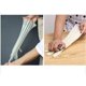thumbnail image 2 of EeaseMX 2 pares de guantes de goma para lavavajillas, impermeables, para limpieza de cocina y protección de manos, talla L (blancos), 2 of 7