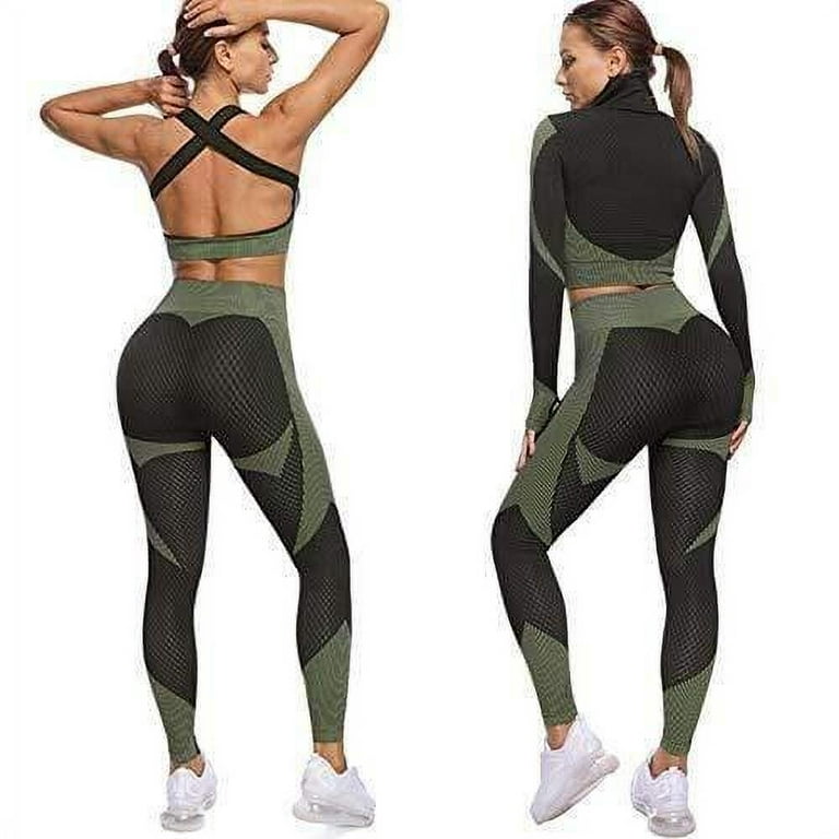 Sporty Seamless Yoga Set For Women Leggings And Gym Pants For Fitness And  Workout From Shoes_wear, $28.55