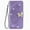 Purple, variant on Dteck for Samsung Galaxy A30 Case Wallet for Women, Flip Folio Cover with Butterfly Embossed Diamond PU Leathe Stand Card Holder Protective Case with Wrist Strap,Pink