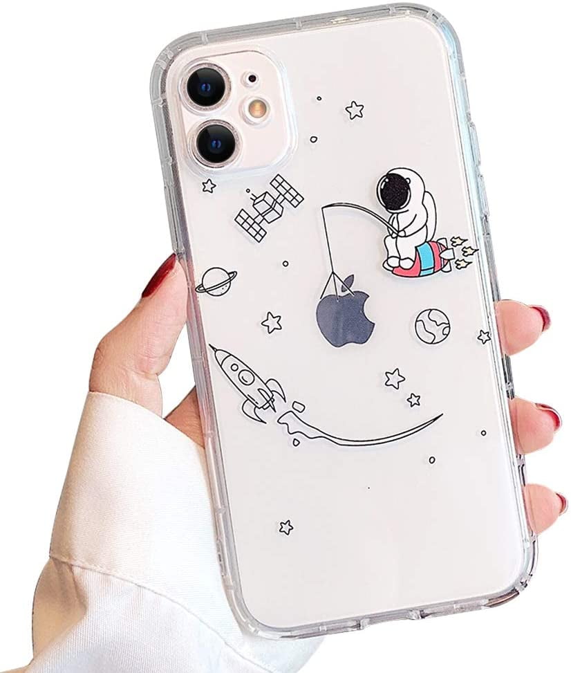 Saytay Compatible With Iphone 11 Case For Clear Creative Astronaut Cute Cartoon Pattern Soft Tpu Protective Slim Shockproof Case For Iphone 11 Walmart Com Saytay Compatible With Iphone 11 Case For Clear Creative Astronaut Cute Cartoon Pattern Soft Tpu Protective Slim Shockproof Case For Iphone 11 Walmart Com