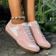 thumbnail image 2 of Wensltd Women's Walking Running Shoes Comfortable Casual Spring and Fall Shoes Round Toe Lace-Up Sneakers, 2 of 9
