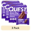 (3 pack) Quest Bake Shop Brownies, Chocolate Flavor, 10g Protein, 4 Count