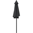 thumbnail image 5 of Bibana 7.5 ft Outdoor Patio Umbrella Table Umbrella with 6 Ribs, Push Button Tilt/Crank - Black, 5 of 7