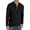 Black, variant on GIRUNS Men's Polo Shirts Long Sleeve Knit Polo Quarter Zipper Casual Waffle Goft Shirt Dark Khaki XL