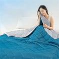 thumbnail image 1 of Polyester Blanket Heavy Blanket For Sleeping Perfect，Ice Blanket Summer Cooler Quilt For Hot Sleepers And Night Sweats Cooler Comforter Double Cold Effect Blanket Cooler Fiber Soft Machine Washable, 1 of 9