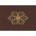 thumbnail image 1 of Ahgly Company Indoor Rectangle Patterned Sienna Brown Area Rugs, 5' x 7', 1 of 6