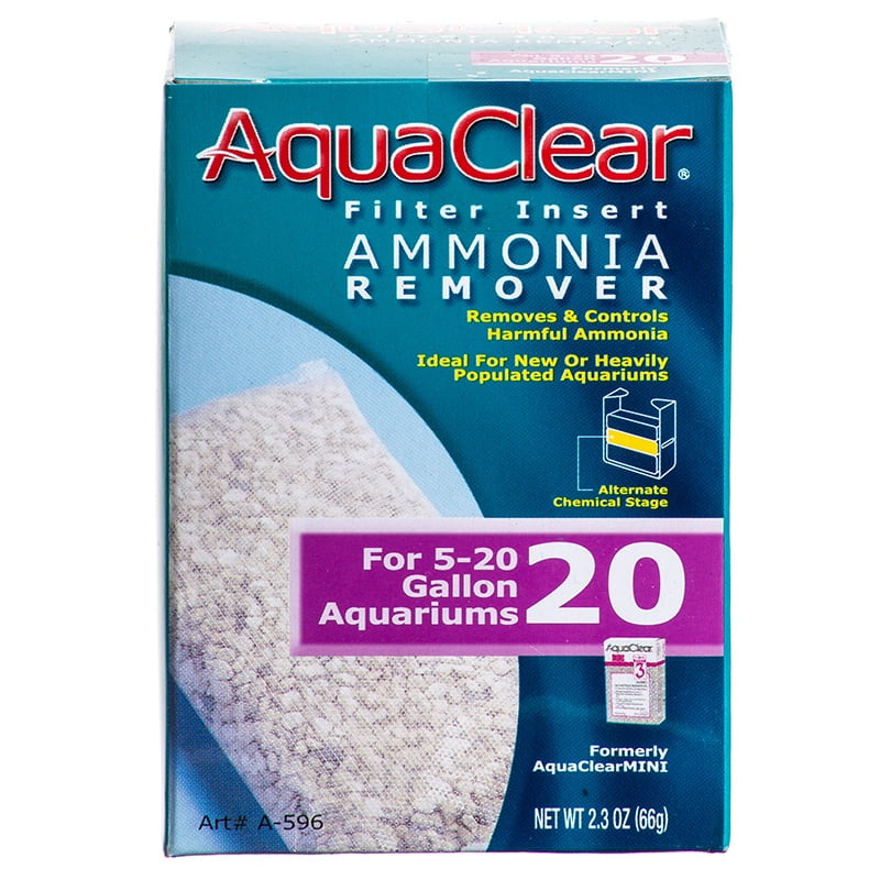 Hagen AquaClear Ammonia Remover Filter Inserts 20 / 100 Mini Ammonia