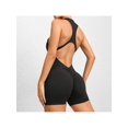 thumbnail image 6 of Women's Yoga Zipped Tank Top Jumpsuit Gym Sleeveless one Piece Fashion Jumpsuit, Sport Casual Wear, 6 of 7