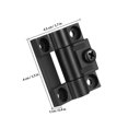 thumbnail image 3 of unbranded 10Ud Bisagras De Torque Ajustables Para Muebles En Plástico Negro Con Control Silencioso, 3 of 4