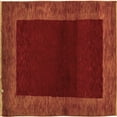 thumbnail image 1 of Ahgly Company Indoor Square Abstract Brown Modern Area Rugs, 4' Square, 1 of 4