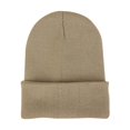thumbnail image 2 of Gorro de punto cálido de invierno para hombre, gorro acrílico, gorro de diario elástico para exterior e interior, cálido, resistente al - Beige Macarena Gorro Beanie tejido para mujer, 2 of 8
