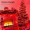 thumbnail image 4 of Extendable 33FT 100 LED String Lights Outdoor Indoor, Super Bright Christmas Lights, Waterproof 8 Modes Plug in Fairy Lights for Xmas Tree Bedroom Party Wedding Garden,Red, 4 of 7