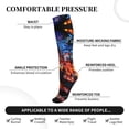 thumbnail image 5 of Compression Socks for Women and Men - Magical Stained Glass Castle Compression Socks Circulation for Workout, 5 of 8