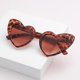 thumbnail image 5 of Love Heart Shaped Sunglasses Women Big Frame Fashion Cute Sexy Retro Cat Eye Vintage Sunglasses Uv400 Protection Unisex 01 Wine red none, 5 of 5